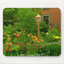 Jardín de piedra Mousepad Tapetes De Ratón