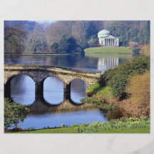 Jardín de Stourhead, Wiltshire, Inglaterra Tarjetas Informativas