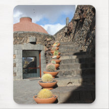 Jardín del cactus de España Lanzarote 03 Alfombrilla De Raton