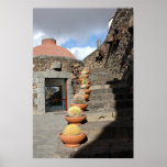 Jardín del cactus de España Lanzarote 03 Poster