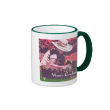 Jardín del día de madre taza de café