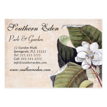 Jardín elegante del vintage del collage de la magn tarjeta personal