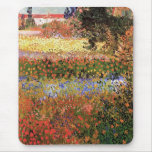 Jardín floreciente, Vincent van Gogh. Alfombrilla De Ratones