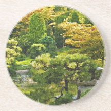 Jardín japonés posavaso para bebida