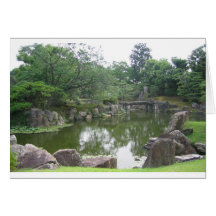 Jardín japonés tarjetas