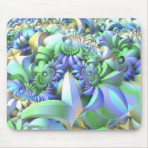 Jardín Mousepad del fractal Tapetes De Ratón
