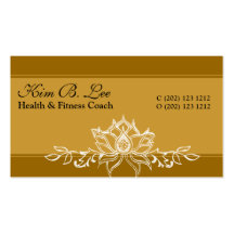 Jardín promocional de Lotus Tarjeta De Negocio