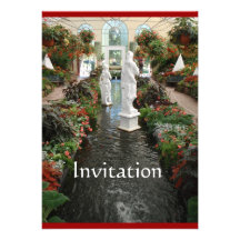 jardín y ése e invitación del fiesta