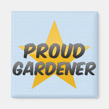 Jardinero orgulloso imán