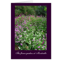 Jardines de flores de Monticello Felicitación