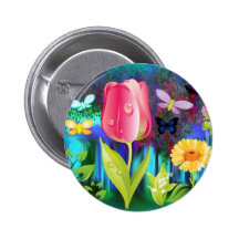 Jardines del Fairyland Pin