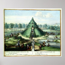 Jardines del placer de Enghien (1685) Poster