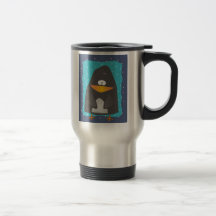Jarra pingüino taza