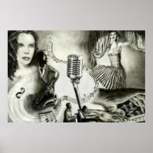 Jazz grande 4 36' x24 impresiones