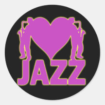 JAZZ PEGATINA REDONDA