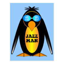 jazz tarjeta postal