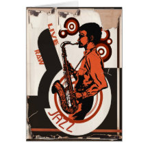 Jazz vivo felicitación