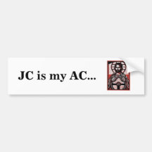 JC es mi CA… Bumpersticker Pegatina De Parachoque