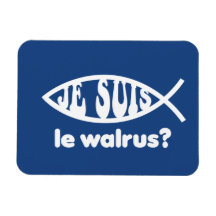 Je Suis Le Walrus Imanes Rectangulares