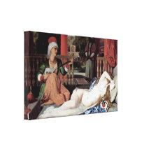 Jean Auguste Ingres - Odalisque y esclavo Impresión De Lienzo