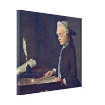 Jean-Baptiste Simeon Chardin - muchacho con un top Impresion De Lienzo