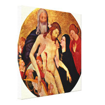 Jean Malouel - grande ronde del Pieta Impresion De Lienzo