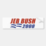 Jeb Bush 2008 Pegatina De Parachoque