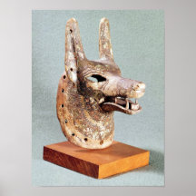Jefe de Anubis, con un mandíbula con bisagras Posters
