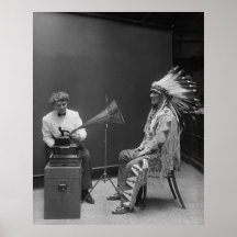 Jefe de la montaña de la grabación poster