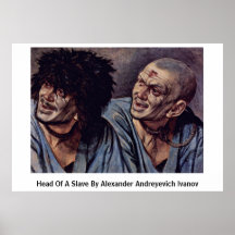 Jefe de un esclavo de Alexander Andreyevich Ivanov Posters