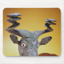Jefe de una Bull, de Iraq, c.2000 A.C. Tapete De Ratones