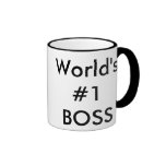 jefe del #1 del mundo taza
