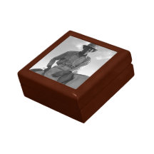 Jefe del montar a caballo - 1937. cajas de regalo