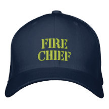 Jefe-Gorra del fuego Gorra De Beisbol