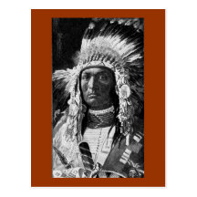 Jefe indio americano postal