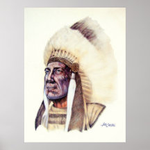 Jefe indio poster