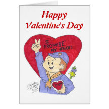 Jeffy - prometo - tarjeta del día de San Valentín,