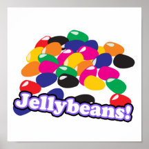 jellybeans con el texto poster