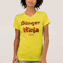 jengibre Ninja Camiseta