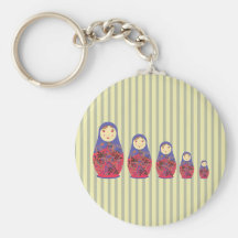 Jerarquización rusa/Babushka del ~ de la muñeca de Llavero Personalizado