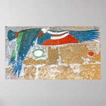 Jeroglífico del color de Horus en vuelo Impresiones