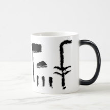 Jeroglífico egipcio 1 tazas de café