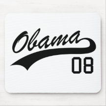 Jersey 2008 de Barack Obama Mousepad Tapetes De Raton