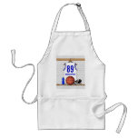 Jersey azul blanco personalizado del baloncesto delantal
