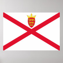 Jersey, bandera de Japón Posters