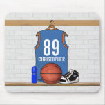 Jersey personalizado del baloncesto (LBO) Alfombrillas De Ratones