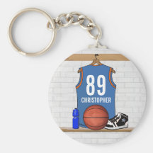 Jersey personalizado del baloncesto (LBO) Llavero Personalizado