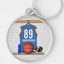 Jersey personalizado del baloncesto (LBO) Llavero Personalizado