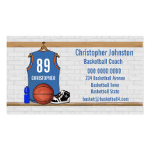 Jersey personalizado del baloncesto (LBO) Tarjeta Personal