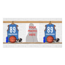 Jersey personalizado del baloncesto (LBO) Tarjetas Fotográficas